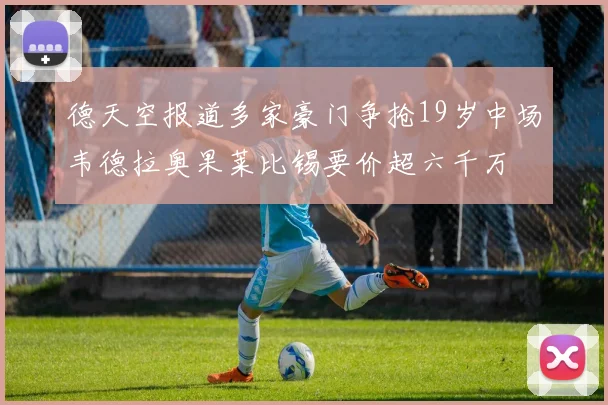 德天空报道多家豪门争抢19岁中场韦德拉奥果莱比锡要价超六千万